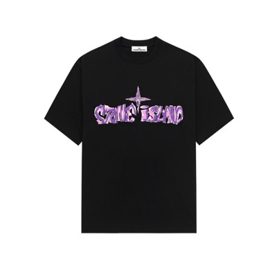 스톤아일랜드 남성 라운드 반팔 티셔츠 - Stone Island Mens Round Tshirt - stc5612x