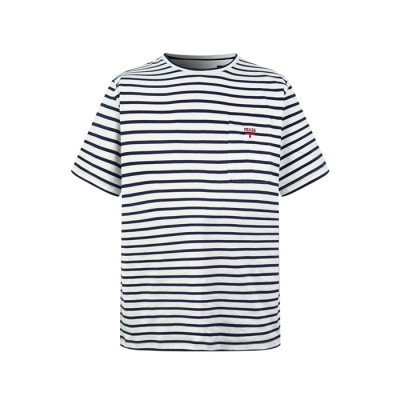 프라다 남성 라운드 반팔티 - Prada Mens Round Tshirt - prc5676x