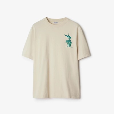 버버리 남성 라운드 반팔 티셔츠 - Burberry Mens Round Tshirt - buc5743x
