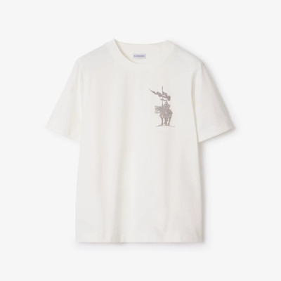 버버리 남성 라운드 반팔 티셔츠 - Burberry Mens Round Tshirt - buc5744x