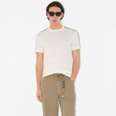 버버리 남성 라운드 반팔 티셔츠 - Burberry Mens Round Tshirt - buc5747x