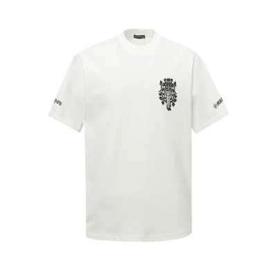 크롬하츠 남성 라운드 반팔티 - Chrom Hearts Mens Round Tshirt - chc5761x