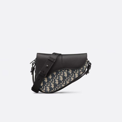디올 남성 오블리크 새들백 - Dior Mens Oblique Saddle Bag - dib5273x