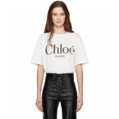 끌로에 여성 반팔 티셔츠 - Chloe Womens Round Tshirt -chc5832x