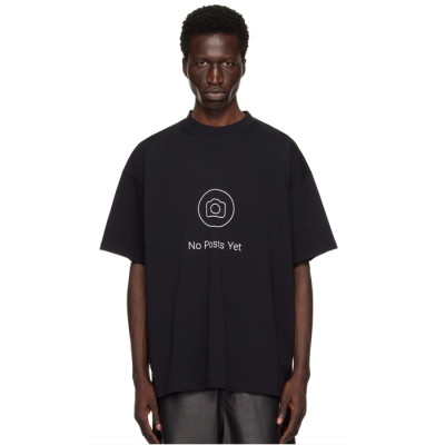 베트멍 남/녀 라운드 반팔 티셔츠 - Vetements Unisex Oversize Tshirt - vec5964x