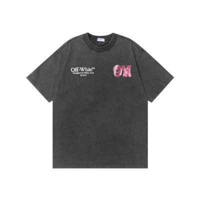 오프화이트 남성 라운드 반팔 티셔츠 - Off white Mens Round Tshirt - ofc5981x