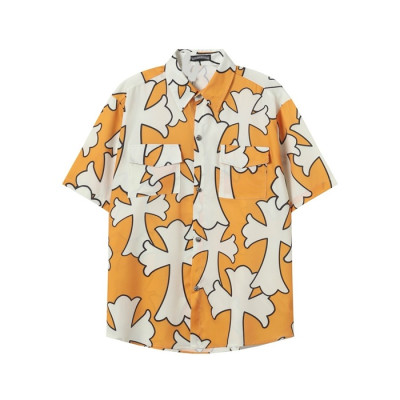 크롬하츠 남성 반팔 셔츠 - Chrom hearts Mens Polo Shirts - chc5986x