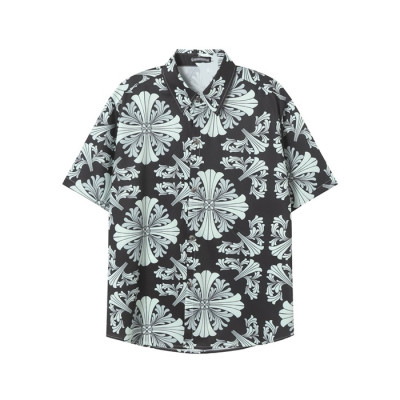 크롬하츠 남성 반팔 셔츠 - Chrom hearts Mens Polo Shirts - chc5988x