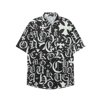 크롬하츠 남성 반팔 셔츠 - Chrom hearts Mens Polo Shirts - chc5990x