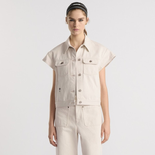 디올 여성 캡 슬리브 재킷 - Dior Womens Cap Sleeve Jacket - dic6022x