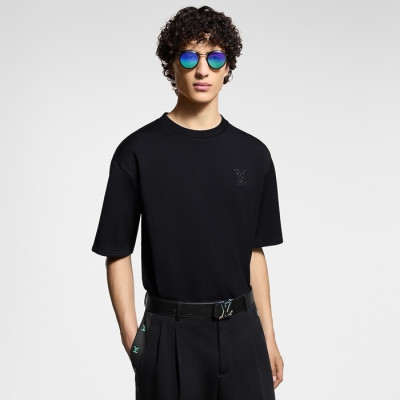 루이비통 남성 라운드 반팔 티셔츠 - Louis vuitton Mens Round Tshirt - lvc6047x