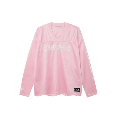 크롬하츠 남성 브이넥 긴팔티 - Chrome Hearts Mens V-neck Tshirt - chc6059x