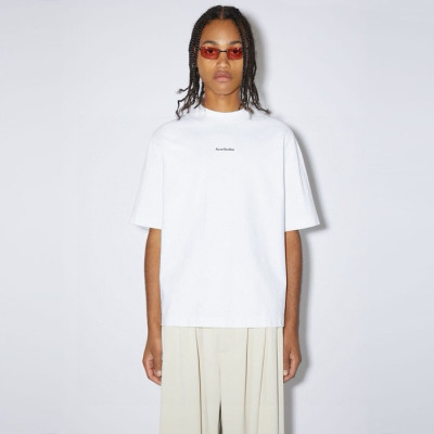 아크네 여성 크루넥 반팔티 - Acne Womens Round Tshirt - anc6167x
