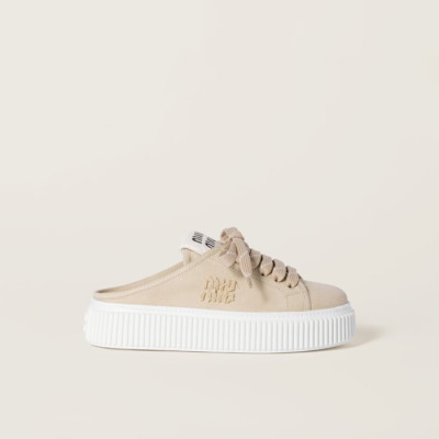 미우미우 여성 데님 스니커즈 뮬 - Miumiu Womens Denim Sneakers Mule - mis5644x