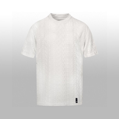 펜디 남성 라운드 반팔 티셔츠 - Fendi Mens Round Tshirt - fec6227x