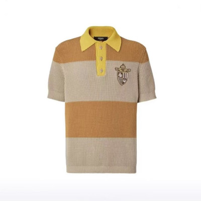 펜디 남성 폴로 반팔 티셔츠 - Fendi Mens Polo Tshirt - fec6453x