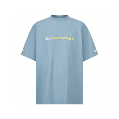발렌시아가 남성 라운드 반팔 티셔츠 - Balenciaga Mens Round Tshirt - bac6473x
