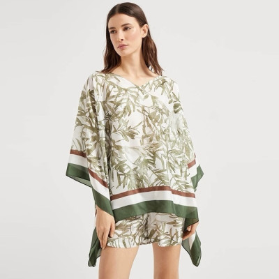 브루넬로쿠치넬리 여성 실크 판쵸 - Brunello Cucinelli Womens Silk Pancho - acc5427x