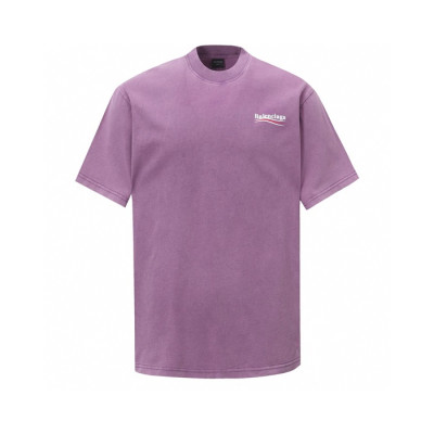 발렌시아가 남성 라운드 반팔 티셔츠 - Balenciaga Mens Round Tshirt - bac6546x