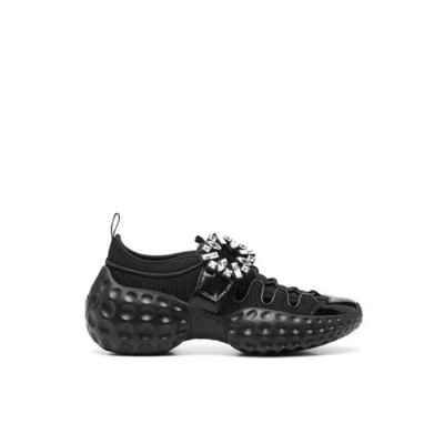 로저비비에 여성 비브 온 더 런 트레키 스니커즈 - Roger Vivier Womens Viv On The Run Trekky Sneakers - ros5698x