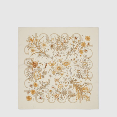 구찌 여성 프린트 실크 까레 - Gucci Womens Printed Silk Carré - acc5441x