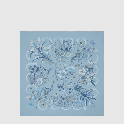 구찌 여성 프린트 실크 까레 - Gucci Womens Printed Silk Carré - acc5444x