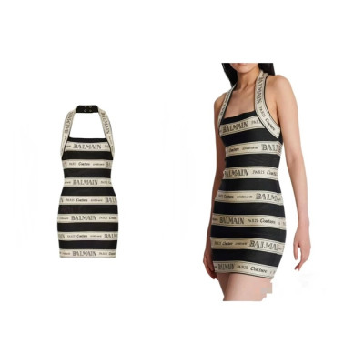 발망 여성 트렌디 원피스 - Balmain Womens Trendy One-pieces - bac6581x