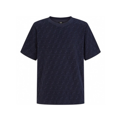 펜디 남성 라운드 반팔 티셔츠 - Fendi Mens Round Tshirt - fec6680x