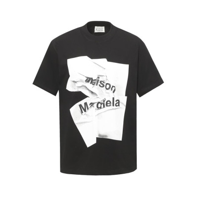 메종 마르지엘라 남성 라운드 반팔 티셔츠 - Maison Margiela Mens Round Tshirt - mac6774x