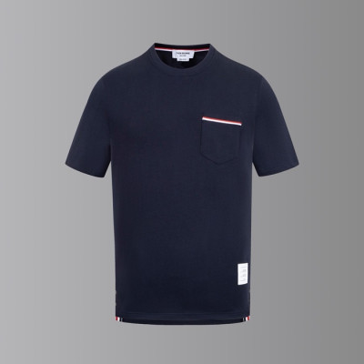 톰브라운 남성 라운드 반팔티 - Thom Browne Mens Round Tshirts - thc6781x