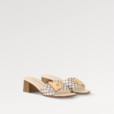 루이비통 여성 LV 프레임 플랫 뮬 - Louis vuitton Womens LV Frame Flat Mule - lvs5921x