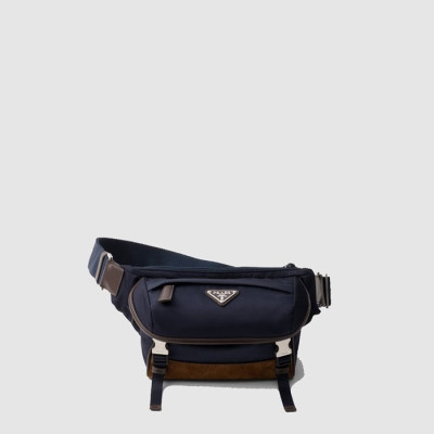 매장판 프라다 남성 스몰 리나일론 스웨이드 숄더백 2VH171 - Prada Mens Small Re-Nylon And Suede Shoulder Bag - prb5720x