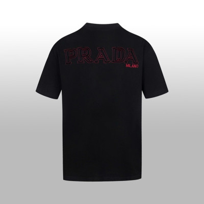 프라다 남성 라운드 반팔티 - Prada Mens Round Tshirt - prc6994x