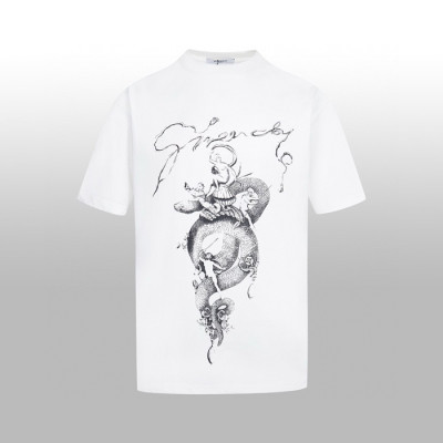 로에베 남성 라운드 반팔티 - Loewe Mens Round Tshirt - loc6995x
