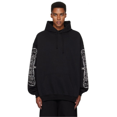 베트멍 남/녀 베이직 후드티 - Vetements Unisex Basic Hoodie - vec7111x