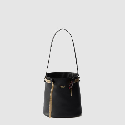 프라다 여성 버클 가죽 버킷백 1BE085 - Prada Womens Buckle Bucket Bag - prb5790x