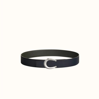 에르메스 남성 럭키 버클 리버서블 벨트 - Hermes Mens Luck Buckle Reversible Belt - bel330x