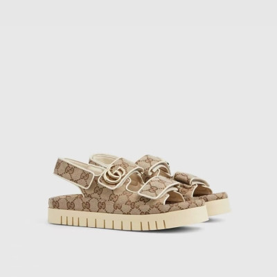 구찌 여성 더블 G 샌들 - Gucci Womens Double G Sandals - gus6108x