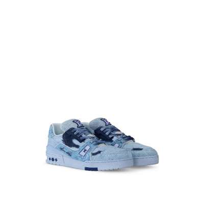 매장판 루이비통 남성 트레이너 스니커즈 - Louis vuitton Mens Trainer Maxi - lvs6158x