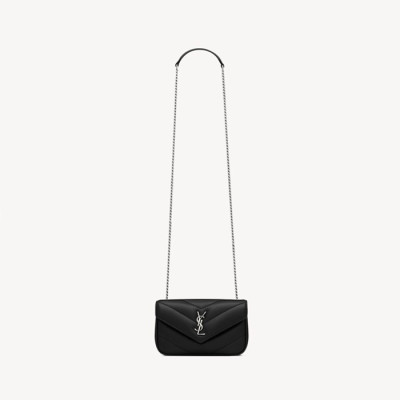 입생로랑 여성 루루 미니 푸퍼 퀄팅 체인백 - Saint Laurent Womens Loulou Puffer Bag - ysb5927x