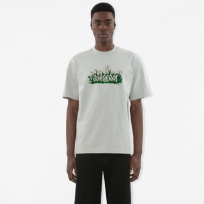 버버리 남성 라운드 반팔 티셔츠 - Burberry Mens Round Tshirt - buc7429x