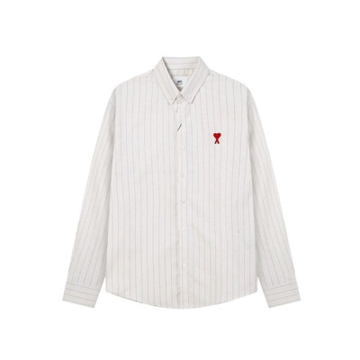 아미 남성 베이직 셔츠 - Ami Mens Basic Shirts - amc7514x
