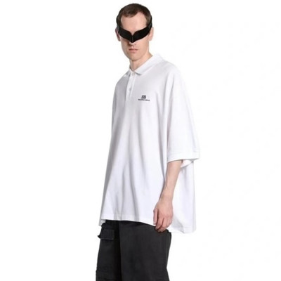 발렌시아가 남성 폴로 반팔 티셔츠 - Balenciaga Mens Polo Tshirt - bac7545x