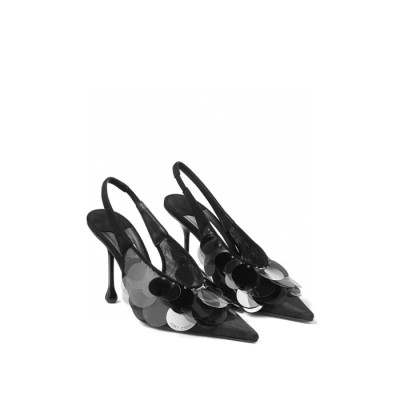 지미추 여성 글리터 슬링백 - Jimmy Choo Womens Glitter Slingback - jis6249x