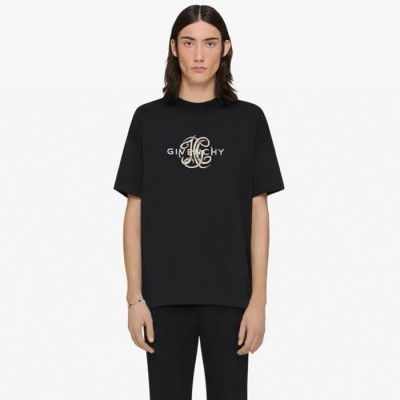 지방시 남성 라운드 반팔티 - Givenchy Mens Round Tshirt - gic7597x