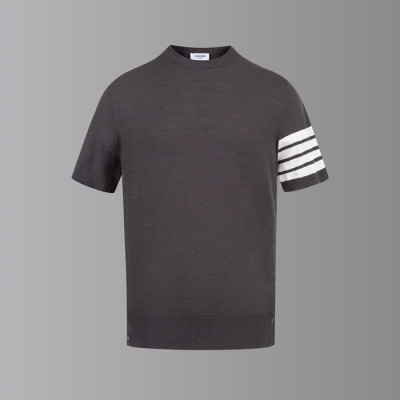 톰브라운 남성 라운드 반팔티 - Thom Browne Mens Round Tshirts - thc7632x