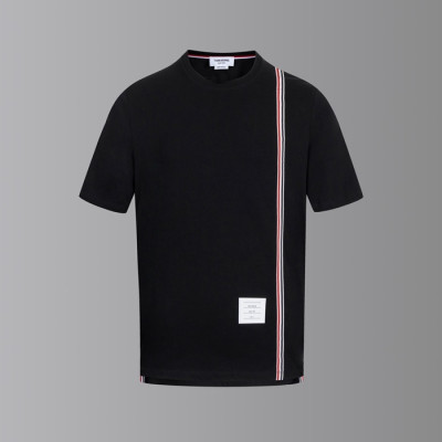 톰브라운 남성 라운드 반팔티 - Thom Browne Mens Round Tshirts - thc7648x