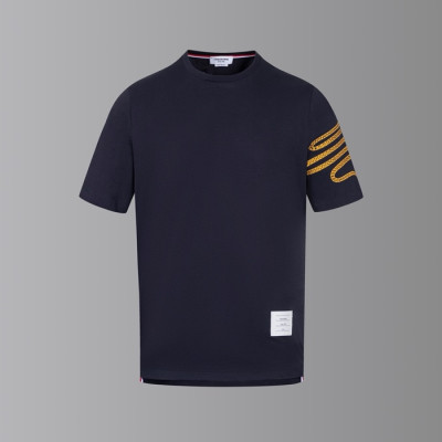 톰브라운 남성 라운드 반팔티 - Thom Browne Mens Round Tshirts - thc7656x