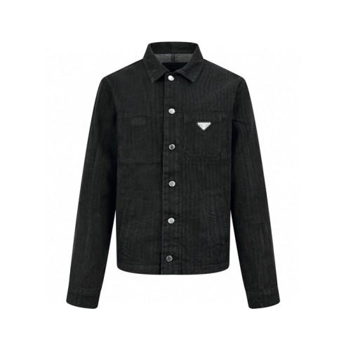 프라다 남성 데님 재킷 - Prada Mens Denim Jacket - prc7672x