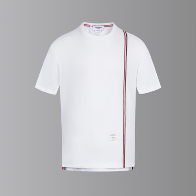 톰브라운 남성 라운드 반팔티 - Thom Browne Mens Round Tshirts - thc7678x
